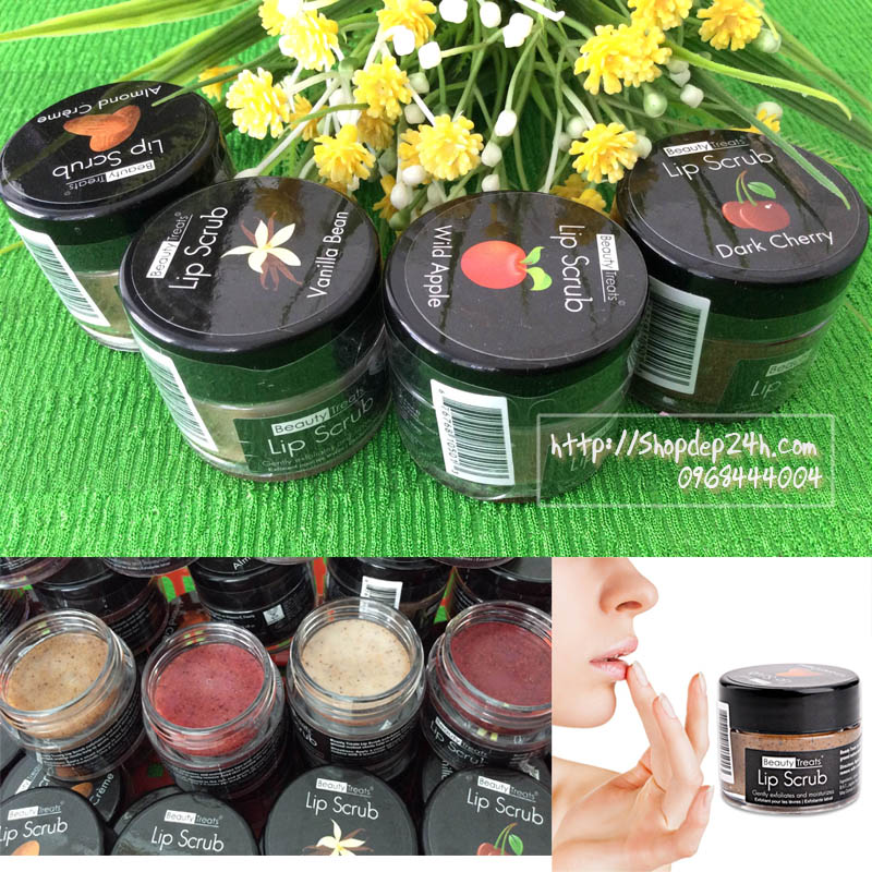 Tẩy tế bào chết môi Beauty Treats Lip Scrub USA